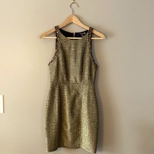 Gold Forever 21 dress